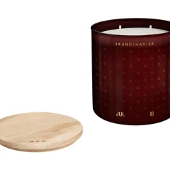 Clearance Vela Perfumada Dos Mechas Jul (Canela, Clavo, Jengibre, Miel, Vino Caliente) Velas Perfumadas