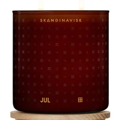 Clearance Vela Perfumada Dos Mechas Jul (Canela, Clavo, Jengibre, Miel, Vino Caliente) Velas Perfumadas