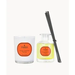Best Vela Perfumada Y Ambientador Vintage Aromatherapy (Naranja, Madera De Cedro Y Clavo) Velas Perfumadas