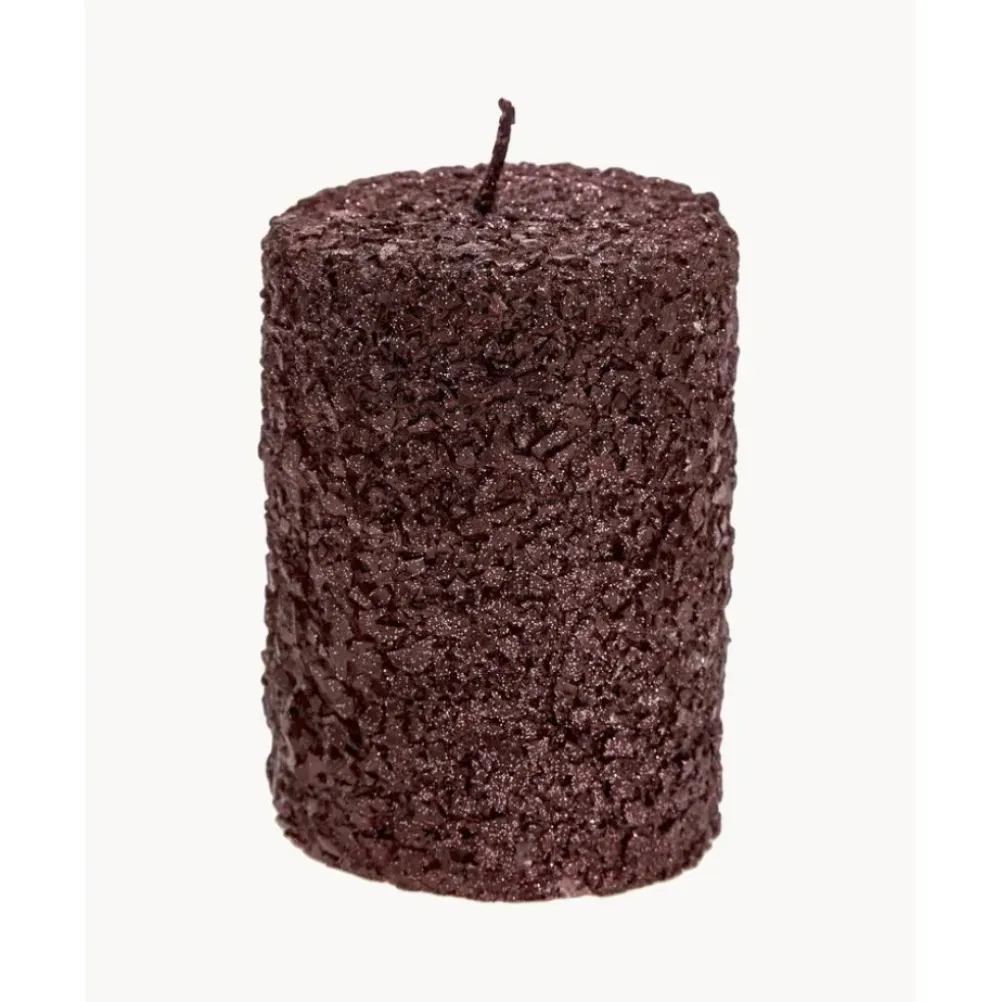 Hot Vela Pilar Artesanal Gliteria Velas Decorativas