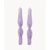 Outlet Velas Conicas Twist, 2Uds. Velas Decorativas