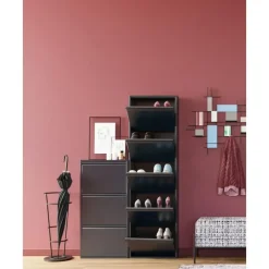 Sale Zapatero De Pared Caruso, Puertas Abatibles Zapateros