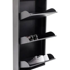 Outlet Zapatero De Pared Caruso, Puertas Abatibles Zapateros