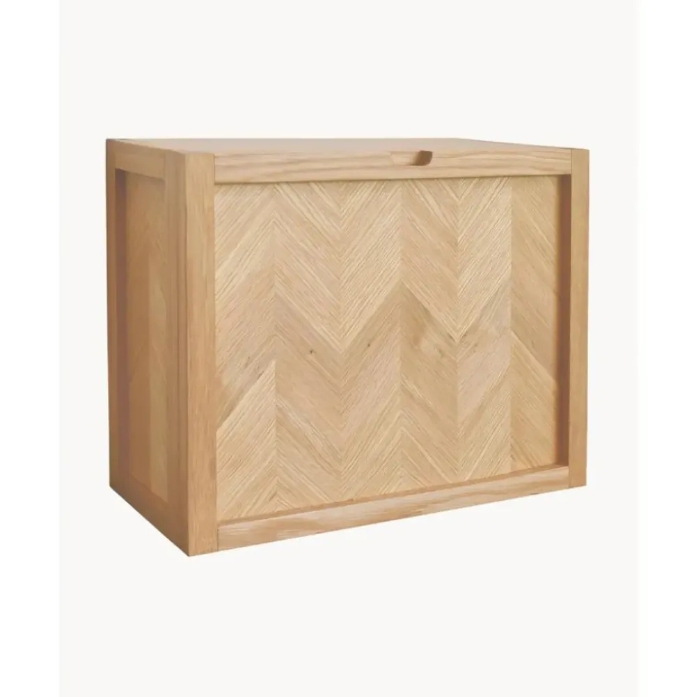 Best Zapatero De Pared De Roble Herringbone Zapateros